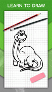 How to draw dinosaurs step by step for kids screenshot 0