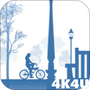 4K Park Bicycle Minimalistic Live Wallpaper