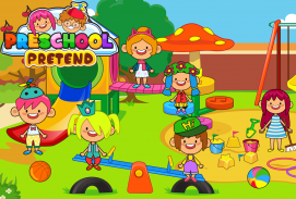 Pretend Preschool - Kids School Learning Games screenshot 2
