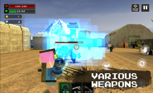 Pixel Z World 3D -Gun & Gunner screenshot 0