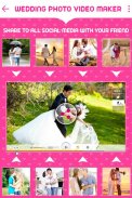 Wedding Photo to Video Maker with Music screenshot 1