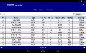 Electronics Database (offline) screenshot 5