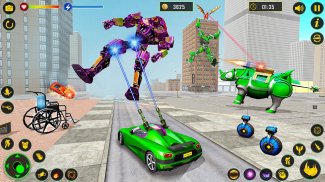 Gergedan robot araba dönüştürme oyunu screenshot 4