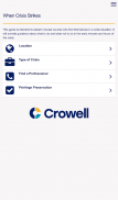 Crowell Crisis Response App screenshot 1