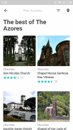 The Azores Travel Guide in English with map screenshot 0