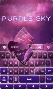 Purple Sky GO Keyboard Theme screenshot 4