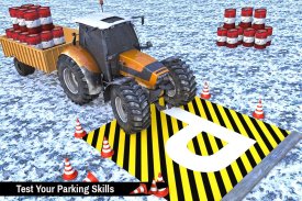 Tractor Trolley Parking Drive - Drive Parking Game screenshot 2