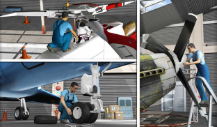 Air plane Mechanic Workshop Garage Simulator 2018 screenshot 13