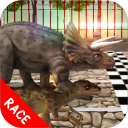 Triceratops सिम्युलेटर डायनासोर पालतू रेसिंग 2017 Icon