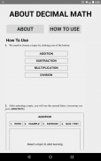 Decimal Math screenshot 2