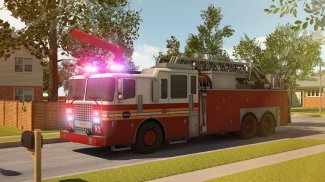 Fire Truck Simulator 3D Parking Games 2017 screenshot 4