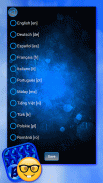 Biru Emoji Keyboard Tema screenshot 3