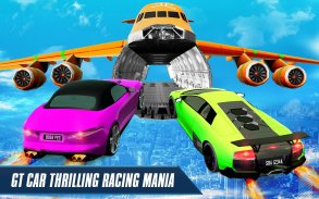 Jet Cars Stunts GT Racing Flying Car Racing Games screenshot 7