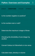 Python. Exercises and examples screenshot 0