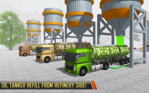 Military Oil Tanker Truck Game screenshot 20