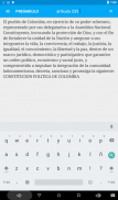 Constitución de Colombia screenshot 14