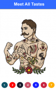 Adult Tattoo Pixel Art Sandbox Color By Number screenshot 3