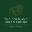 Gold and Green Crowd Icon