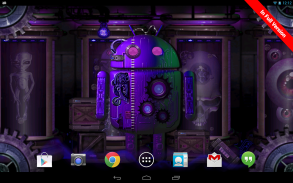 Steampunk Droid Fear Lab Free screenshot 14