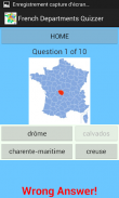 French Departments Quizzer screenshot 3