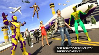 Superhero Airplane Pilot Sim: Airplane Games screenshot 0