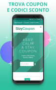 StayCoupon: Coupon, Sconti e Codici Sconto screenshot 2