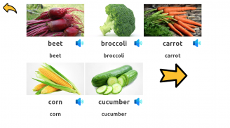 Learn Fruits Vegetables screenshot 3