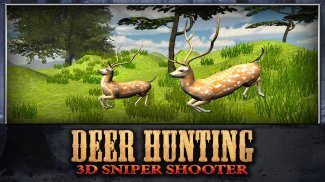 กวางล่าสัตว์ 3D Sniper ยิง screenshot 14