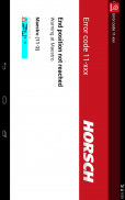 HORSCH Error Codes screenshot 0