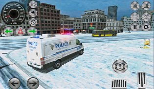 Police Van Duty Car Game 2023 screenshot 2