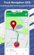 Truck GPS - การนำทางทิศทางค้นหาเส้นทาง screenshot 1