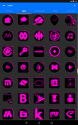Flat Black and Pink Icon Pack ✨Free✨ screenshot 23