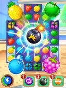Geléia Paraíso - Jogos de puzzle Combinar 3 doces screenshot 0