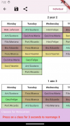 School Schedule Generator screenshot 2
