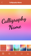 CALLIGRAPHY NAME - Add text over Photo screenshot 3