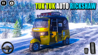 Montagne Tuk-tuk Rickshaw aventure au volant screenshot 6