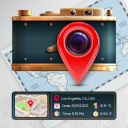 GPStamp; Live Earth Map Camera Icon