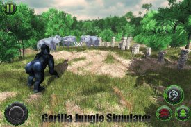 Angry gorilla vs Dinosaur: Wild Jungle Battle screenshot 4