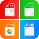 Word Office - PDF, XLSX, Docx Icon