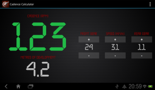 Cadence Calculator for Cycling screenshot 1