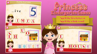 Princess Kindergarten Games screenshot 2