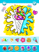 Glitter Ice Cream Coloring screenshot 10
