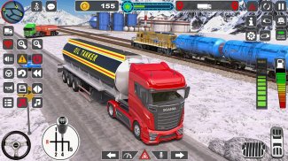 तेल टैंकर ट्रक ड्राइविंग गेम्स screenshot 0