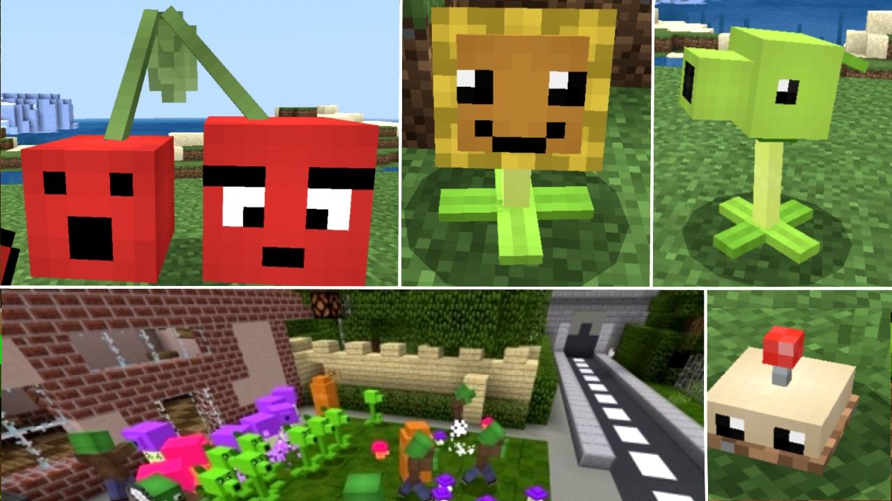 Mod flower vs zombie for Mcpe for Android - Download