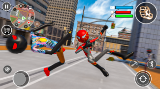 Superhero Stickman Rope Hero screenshot 0