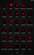 Black and Red Icon Pack v3.3 (Free) screenshot 10