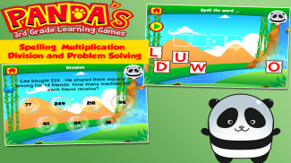 Panda Third Grade Games screenshot 0