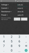 Ohm's Law Calculator screenshot 0