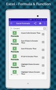 MS Excel Formula Function Shortcut Offline app screenshot 12