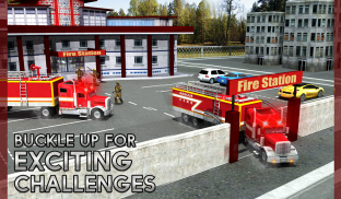 حريق الإنقاذ شاحنة المحاكاة 3D screenshot 10